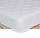 Starlight Beds - Single Mattress. Basic Sprung Mattress with Wavy Line Top Panel. 3ft x 6ft3