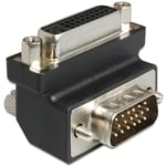 DeLock Adapter Dvi 24+5 Pin Female To Vga 15 Male 90` (65425)