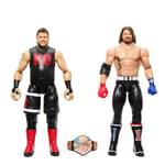 Mattel WWE Action Figure 2-Pack Championship Showdown Battle Pack with WWE Championship Title, HTW04