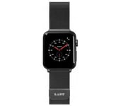 Laut Steel Loop - Bracelet de montre pour montre intelligente - noir - pour Apple Watch Hermès Series 7, Hermès Series 9, Nike Series 7, Series 10, Series 8, Series 9