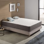 Naturalex - Matelas Extrafresh 90x190 Mousse à Mémoire de Forme hd - Très épais 30 cm - Accueil Latex + hr - 7 Zones Grand Confort