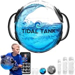 Tidal Tank - Pink - Sand Bag Alternative 20 kg - Adjustable Aqua Bag and Power Bag with Water - Core and Balance Device- Portable Stability Fitness Equipment - Including Online Training Center