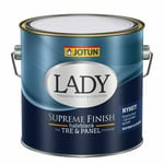 Jotun Lady Supreme Finish 40/halvblank Interiørmaling 2,7 LITER