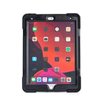 Techair classic pro - Protective case for tablet - rugged - silicone, polycarbonate - black - 10.2" - for Apple 10.2-inch iPad (7th generation, 8th generation, 9th generation)