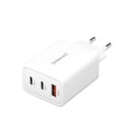 Intenso® USB Multiport GaN Power Lader 65 Watt (2 x USB-C/1 x USB-A)