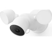 GOOGLE Nest Cam Outdoor Smart Security Camera with Floodlight - Wired, White