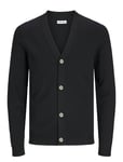 Jack & J S Jjeemil Knit Button Cardigan Noos Svart