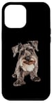 iPhone 12 Pro Max Miniature Schnauzer Chocolate Case