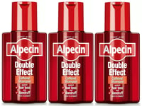 3 X Alpecin Double Effect Caffeine Shampoo 200 ml