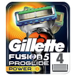 Gillette Fusion ProGlide Power Partahöylän Terät 4-pakkaus