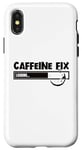 iPhone X/XS Caffeine Fix Loading Progress Coffee Lover Bar Funny Case