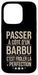 Coque pour iPhone 14 Pro Barbe Barbu Humour idée Cadeau Barbu Homme Père