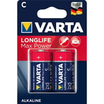 Varta Longlife Max Power C / LR14 Batteri 2-pack