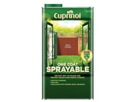 Cuprinol One Coat Sprayable Fence Treatment Rich Cedar 5 litre CUPNSFTRC5L