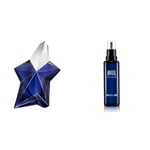 MUGLER ANGEL ELIXIR, Eau de Parfum Rechargeable 100 ml + Eau de Parfum Flacon Recharge 100 ml, Parfum pour Femme Boisé Floral, Lot de 2 produits