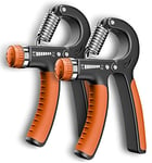 K-Mart 2 Pack Hand Grips Strengthener-Forearm Strengthener 5-60kg│Hand Exerciser Grip Strengthener For Forearms,Wrists,Fingers & Hands│Stainless Steel Workout Equipment-Gym Accessories For Men