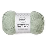 Cotton 8/4 Garn 100 g Recycled Sage A799 Adlibris