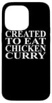 Coque pour iPhone 14 Pro Max Vêtements au poulet et au curry | Meilleur design amusant pour les amateurs de poulet