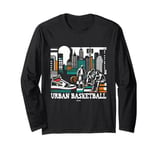 COLORFUL FLASHY NEW SNEAKERS AND URBAN BASKETBALL Long Sleeve T-Shirt