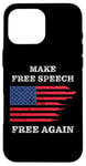 Coque pour iPhone 16 Pro Max Make Free Speech Free Again: First Amendment Conservative