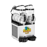 Royal Catering Slushmaskin - 2 x 10 l LED