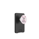 Lunettes de soleil aviateur lapin de Pâques mignon Bubblegum Peace Sign PopSockets PopWallet pour MagSafe