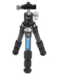 Leofoto - Ranger - Carbon Tripod including Ball Head- Legs adjustable in 3 Angles - Ideal for Macro Photography - LS-223C+LH-25 Black
