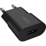 ANSMANN Chargeur de téléphone HC105 (1 pce) – Chargeur rapide pour smartphone, tablette, powerbank, GPS, etc. – Chargeur iPhone, Samsung, Huawei, etc. à 1 port USB-A 1.0A – Noir