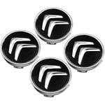 4 stycken navkapslar för Citroen C4 Picasso C3 Berlingo C5 X7 C2 C1 Ds3 Zx Xsara C8 Ds Ds4 60mm, fälgcenterkapslar med emblem