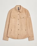 Polo Ralph Lauren Reversible Lined Suede Shirt Jacket Khaki/Grey