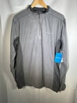 Columbia Klamath Range II Half Zip Grey Men’s Pullover UK Large Brand New