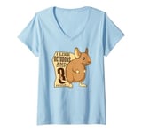 Womens I Like Octodons And Maybe 3 People Rat Ordinary Degu V-Neck T-Shirt