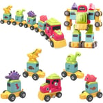 TOYABI 77Pcs Dinosaure Jouet, Intéressants Train Enfant, Transformers Jouets pour Garçons et Filles 3 4 5 6 7 8 Ans Cadeau Noel pour Enfants, Cadeaux d'anniversaire