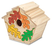 Melissa & Doug 13101 Build-Your-Own Wooden Toy Birdhouse Arts and Crafts Craft Kits: Created By Me, Made Easy and More 3+ Gift for Boy or Girl, Multicolor, 26 cm*44.4 cm*34.2 cm