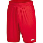 JAKO Short de Football pour Enfant, Taille 116, Rouge