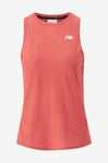 New Balance - Träningslinne Q Speed Jacquard Tank - Rosa