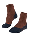 FALKE Men's TK2 Explore Wool Short M SSO Warm Thick Anti-Blister 1 Pair Hiking Socks, Orange (Samba Orange 8182), 5.5-7.5