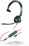 Hewlett Packard – HP Poly Blackwire 3315 USB-C Headset (76J15AA)