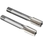 2pcs High Speed Steel Thread Taps Silver Thread Tapping Tool  Bike Crank Repair