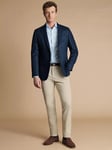 Charles Tyrwhitt Slim Fit Merino Wool Blazer, Steel Blue