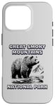 Coque pour iPhone 16 Pro Vacances avec des ours dans le parc national des Great Smoky Mountains