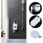 Mini chauffe-eau sans réservoir - Avec buse de douche - 3500 W/220 V - Électrique et portable