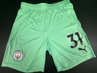 BRAND NEW 2020 2021 PUMA MAN CITY AWAY GK FOOTBALL SHORTS #31 MENS MEDIUM