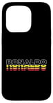 Coque pour iPhone 15 Pro Ronaldo Prénom amusant vintage coucher de soleil Ronaldo