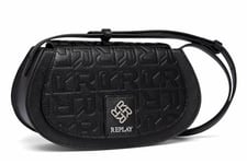 Replay women's shoulder bag small, black (Black 098), one size