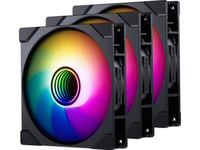 Phanteks M25 Gen2 Pwm D-Rgb-Fläkt 3-Pack - Reverse Blade, 140 Mm, Svart