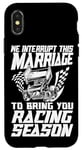 iPhone X/XS Dirt Track Racing Race Sprint Car Vintage Marriage Case