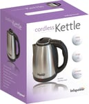 Kettle Cordless New 1.8L Brushed Stainless Steel Electric 1800W Rotational Base