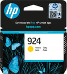 HP 924 Jaune Cartouche d'encre 4K0U5NE