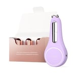 FOREO Bundle - Bear 2 Eyes & Lips Lavender Microcurrent Smoothing Device + FOREO Supercharged Eye & Lip Contour Booster Serum 3x3.5ml - Dark Circles Under Eye Treatment & Lip Plumper Device